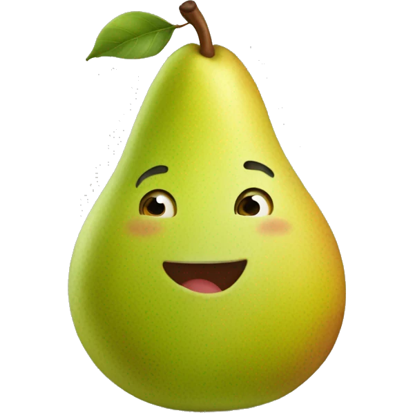 pear shaped bir emoji