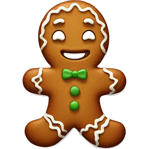 Gingerbread emoji