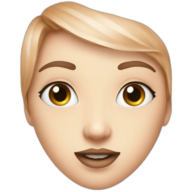 Labia majora drawing emoji