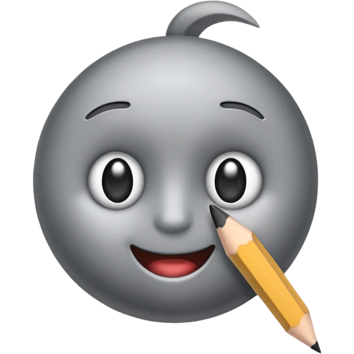 create an emoji of a sketching  emoji