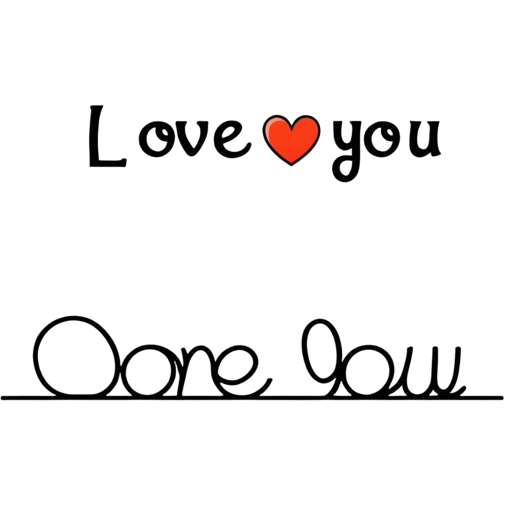 Love you emoji