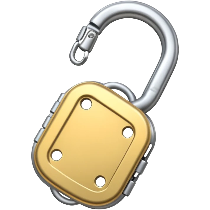 Locking carabiner emoji