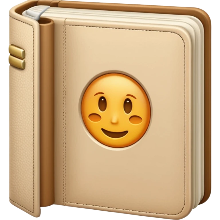 A beige book for a logo emoji