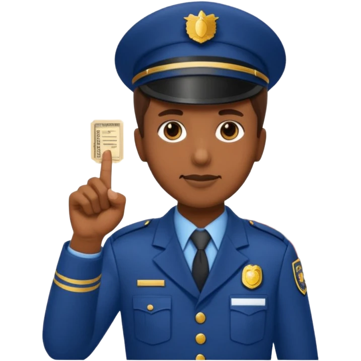 Ticket inspector with punch,Train Crew. emoji