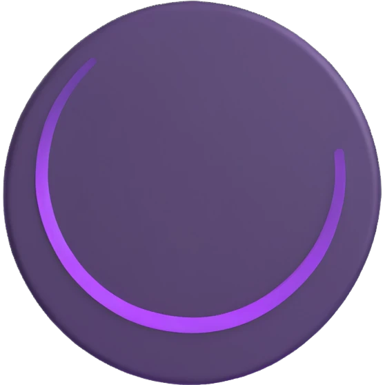 A simple purple circle on a plain background emoji
