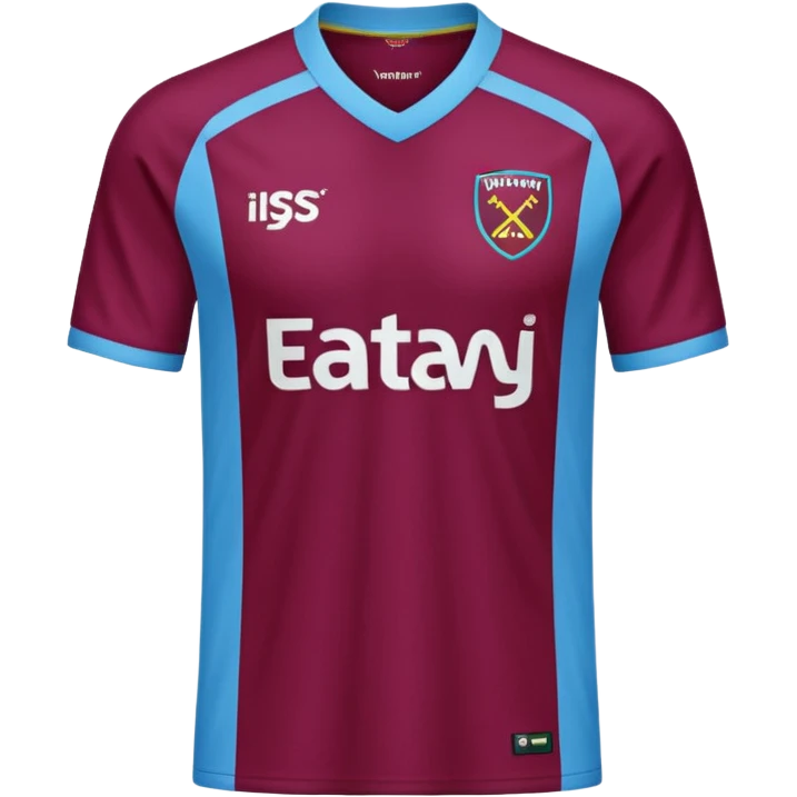 West Ham football shirt  emoji