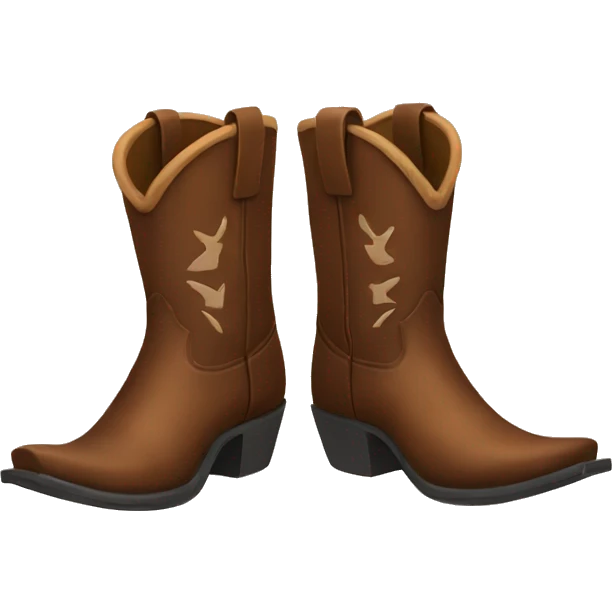 Brown Cowboy Boots emoji