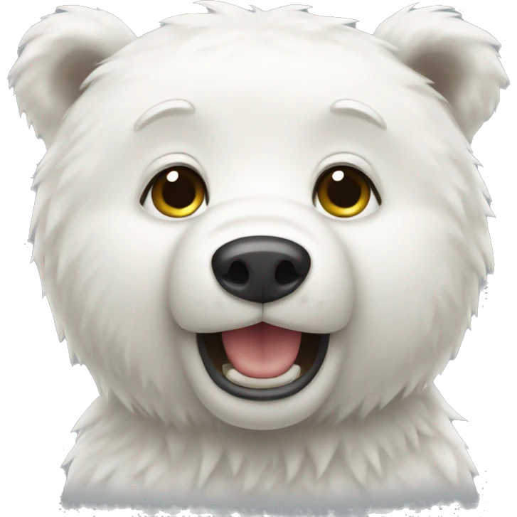 white little bear emoji
