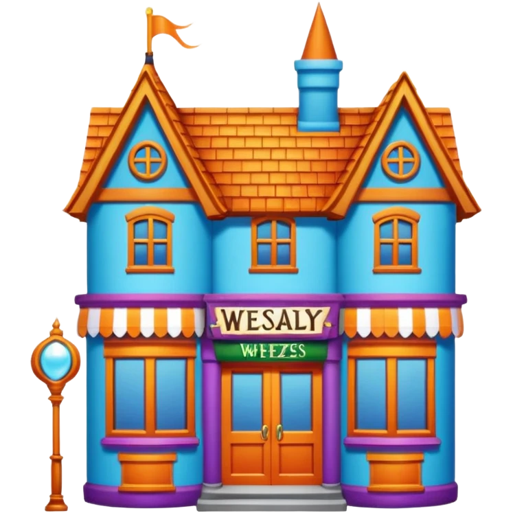 Weasley’s wizard wheezes shop Harry Potter style emoji