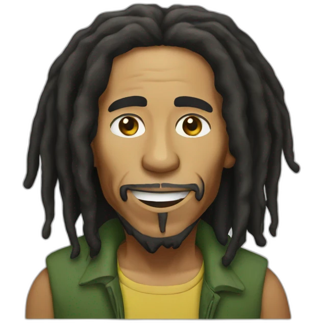 bob marley emoji