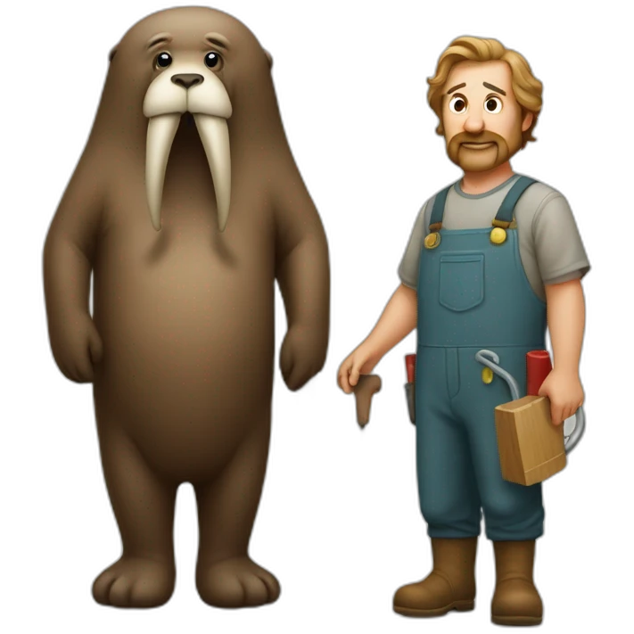 The Walrus and the Carpenter emoji