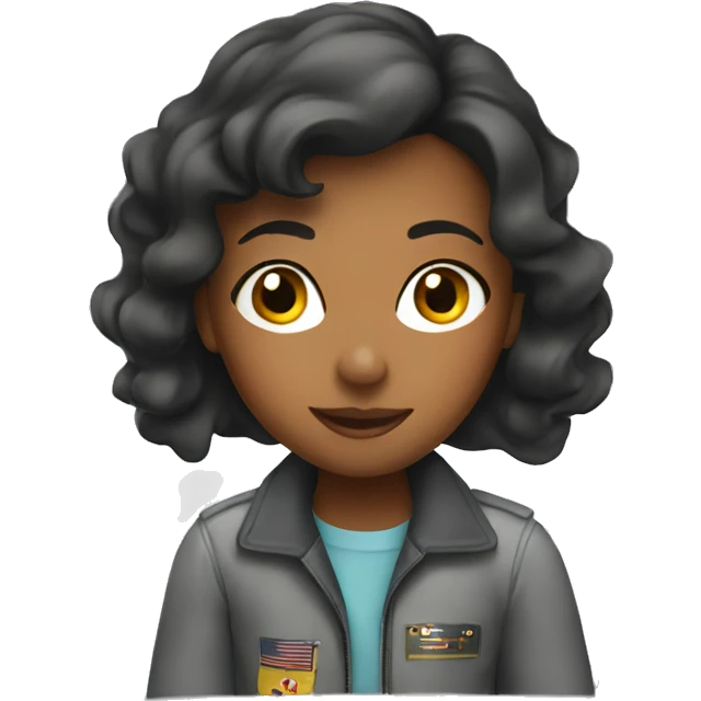 Girl in plane emoji