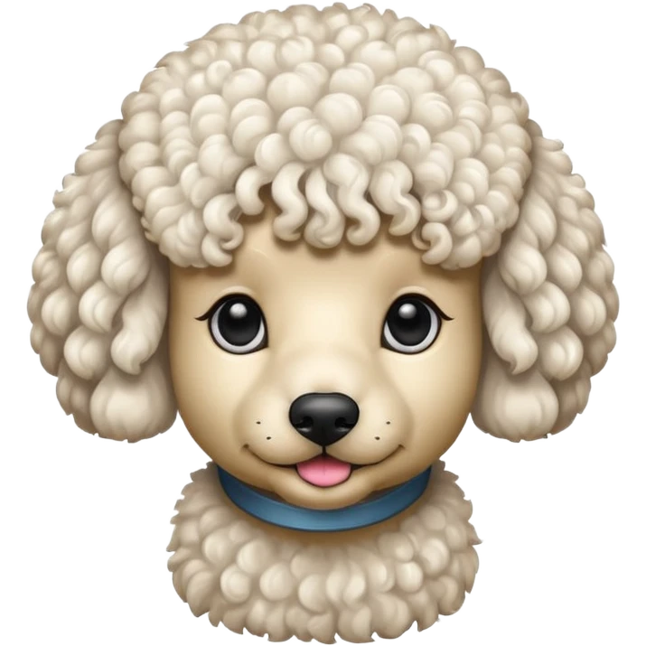 Perro caniche emoji