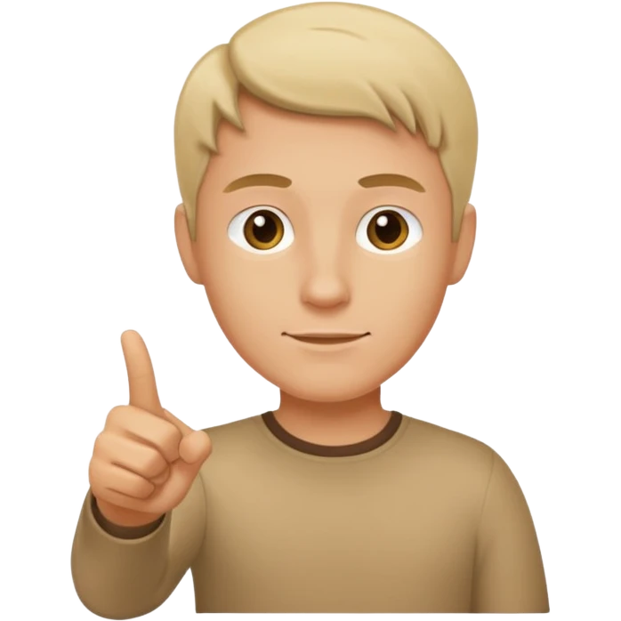 man pointing to the left emoji
