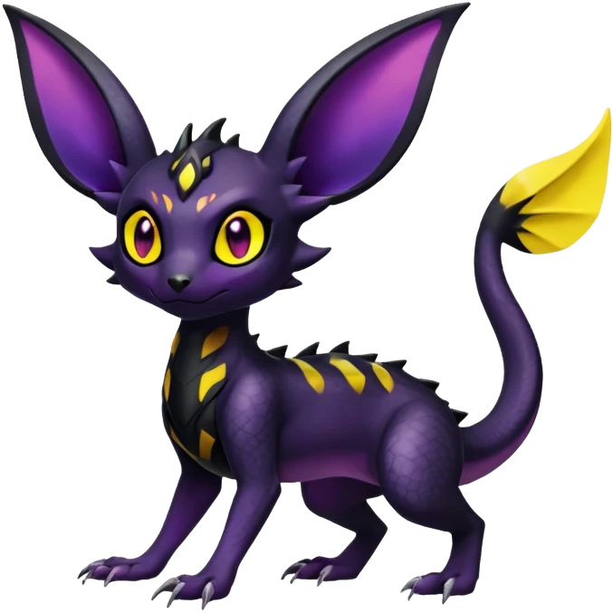 Salandit-Noivern-Umbreon-Hybrid (Full body) emoji