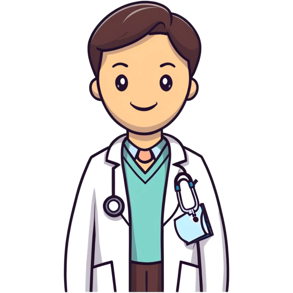 friendly doctor emoji