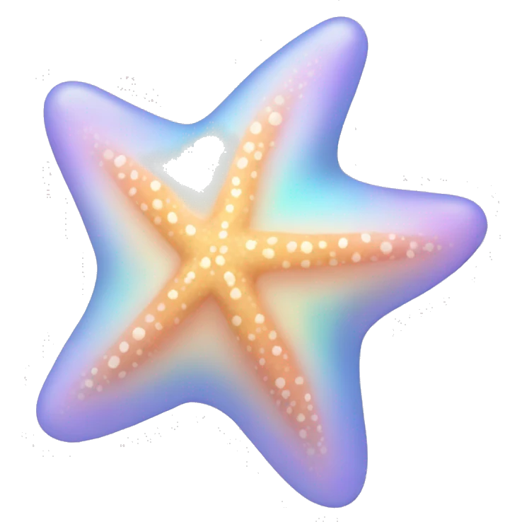 Pastel starfish  emoji