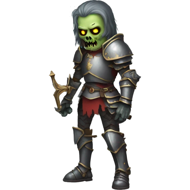 zombie knight full length emoji