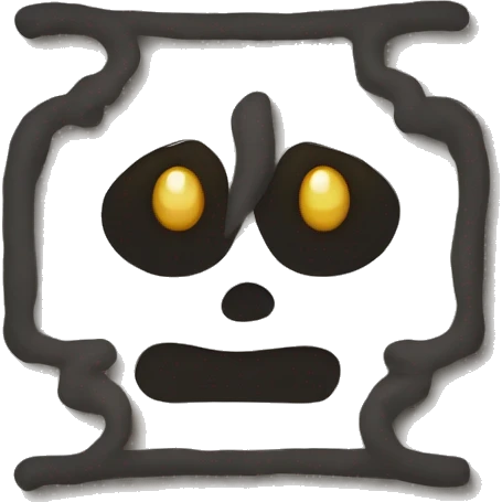 A sign that says "oh gyat" emoji