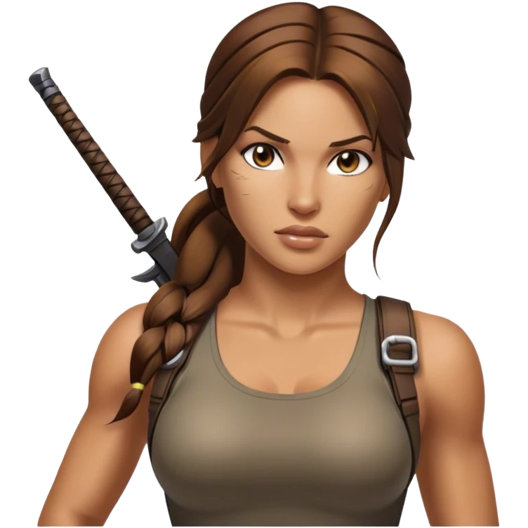 Lara croft emoji