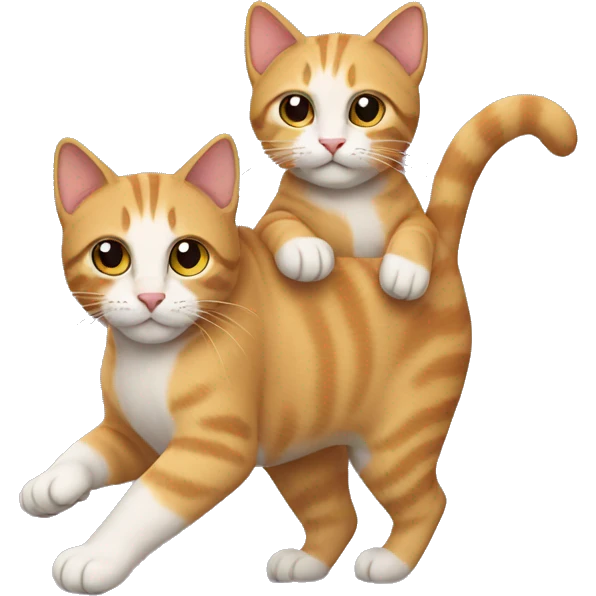 Cat carrying another cat  emoji