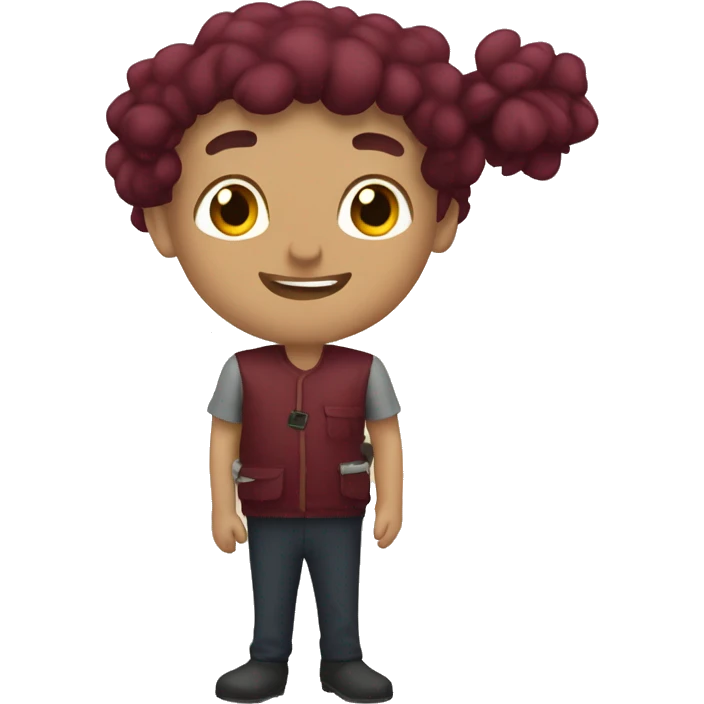 coração bordo  emoji