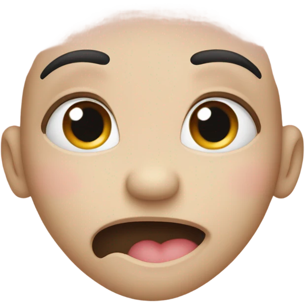 cute face showing a heart shape with the hand emoji
