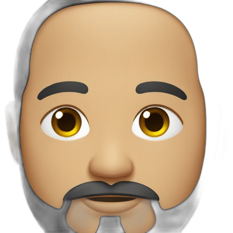 Bearded Moroccan chubby guy emoji