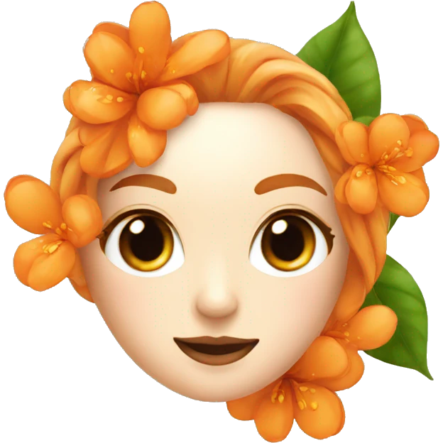 Flor de Tangerina emoji