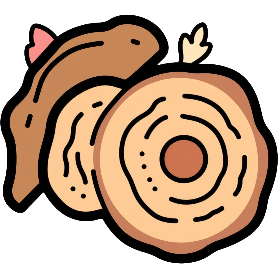 natural and renewable material: wood log with tree rings emoji
