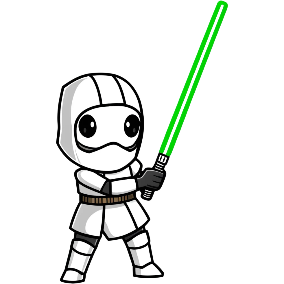 green light saber emoji