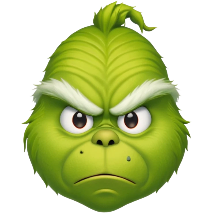 the grinch face angry emoji emoji