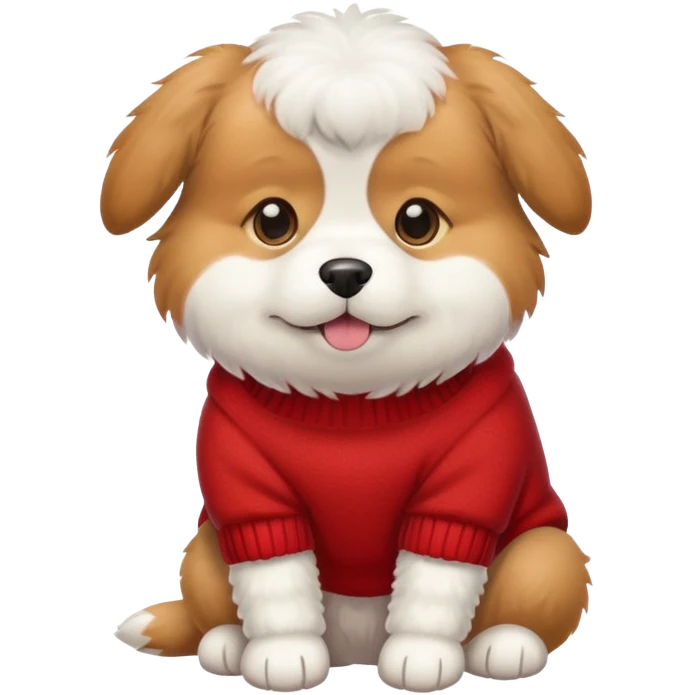 Hund mit pullover emoji