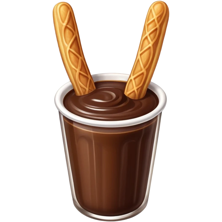 Churros con chocolate  emoji