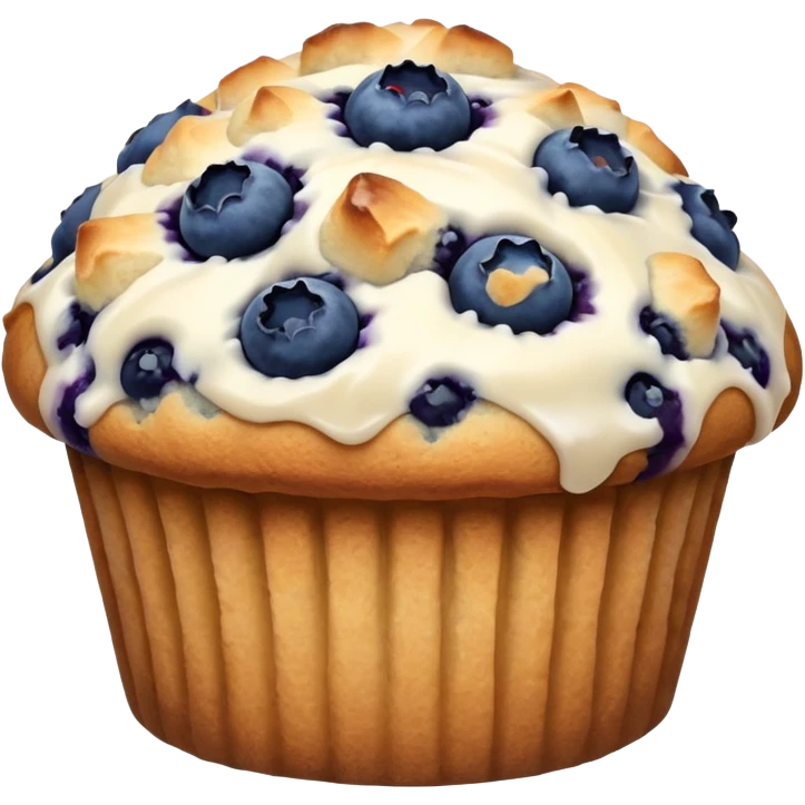 Blue berry muffin  emoji