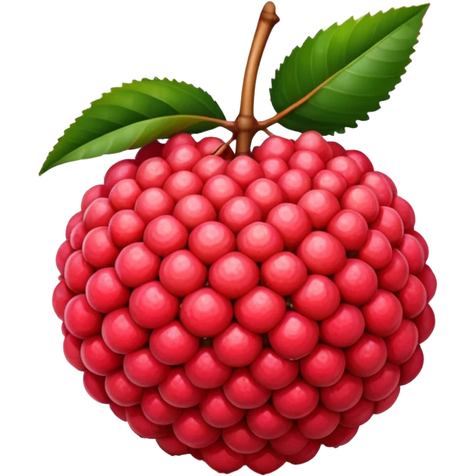 lychee fruit emoji