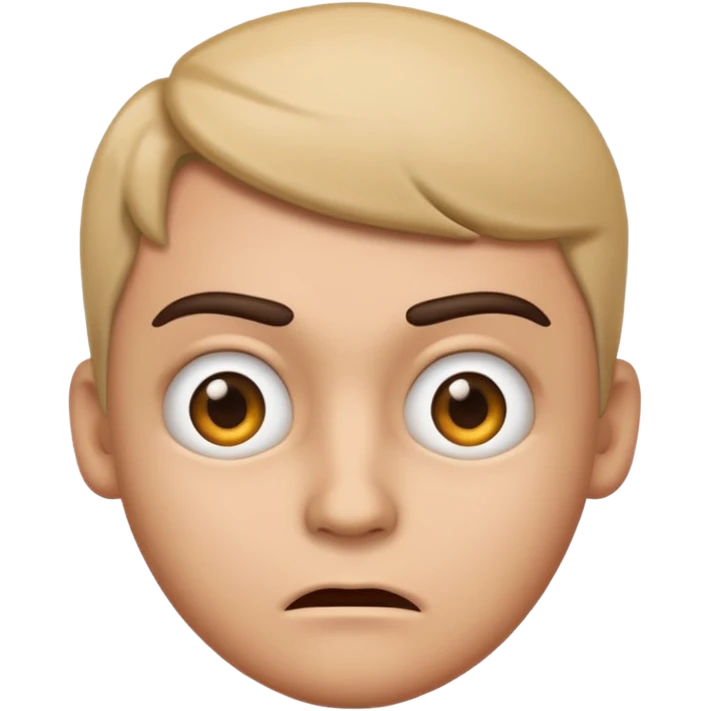 emoji подозрительно смотрит вбок  поднимая брови emoji