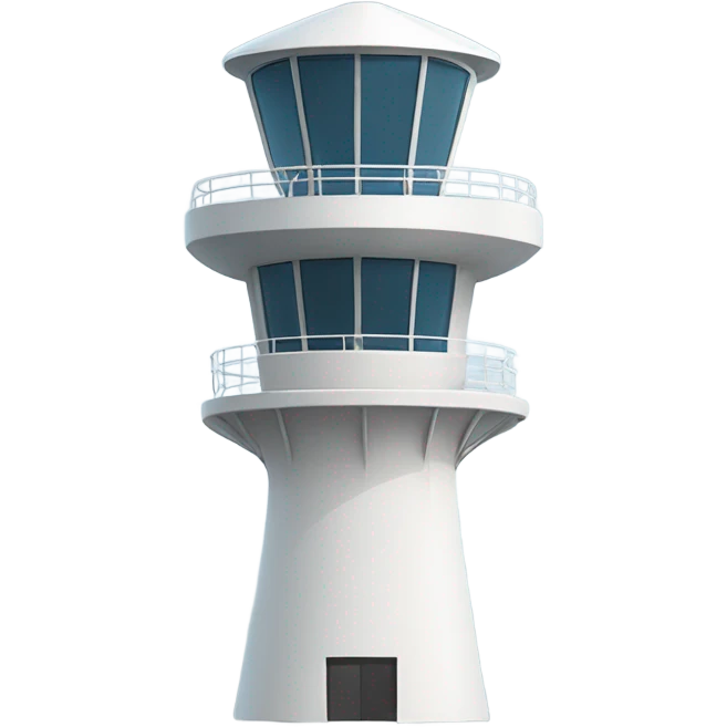 simple control tower  emoji