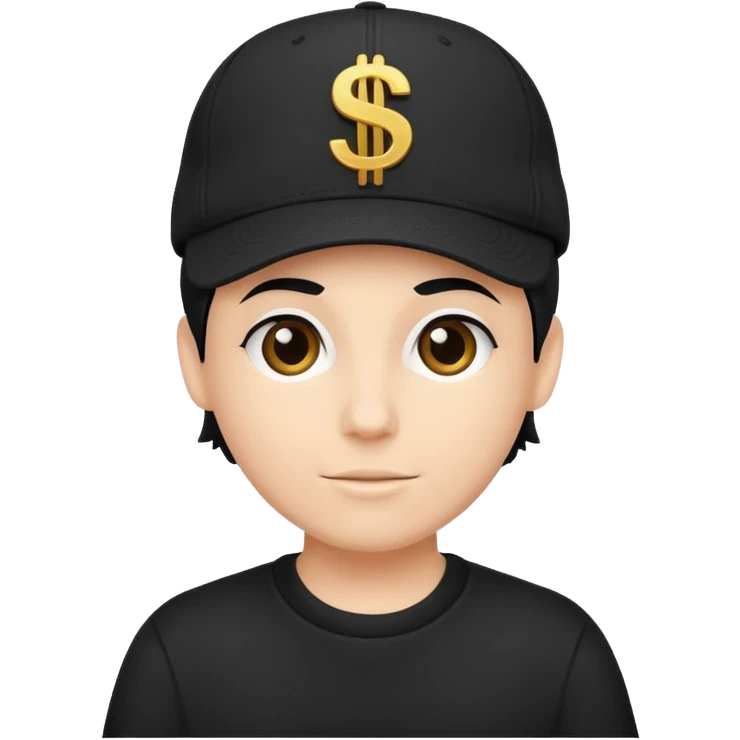 boné com simbolo de $ hype emoji