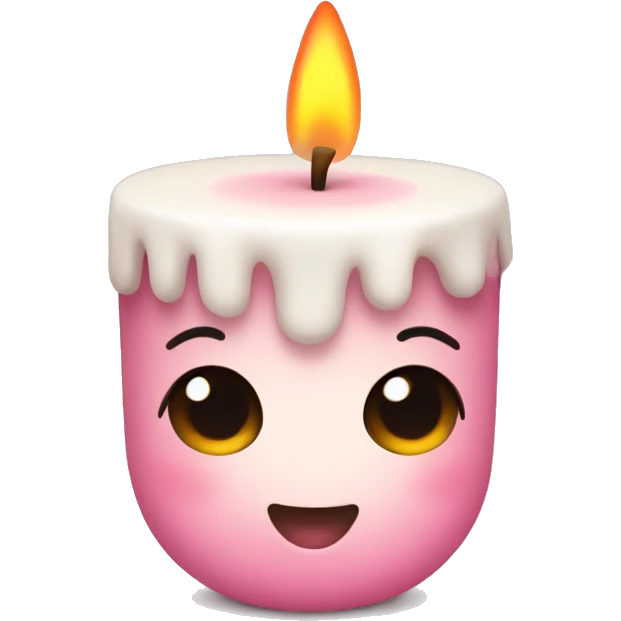 Cute candle emoji