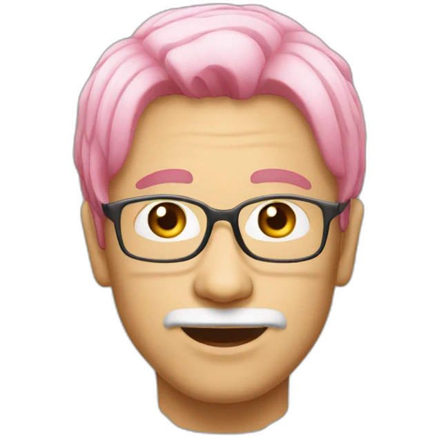 pinkhair-middleage-man-japanese-spectacle emoji
