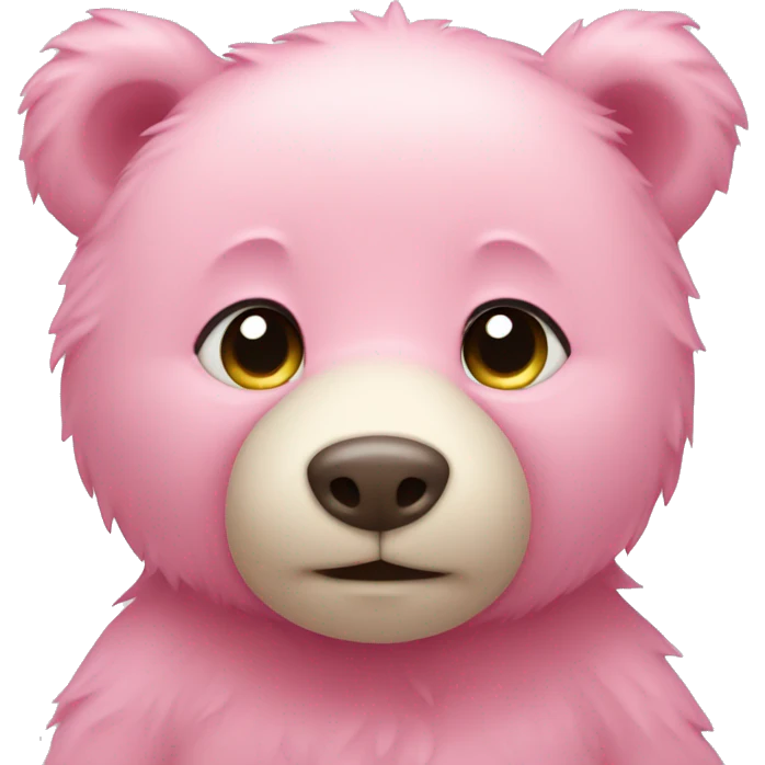 baby pink bear  emoji