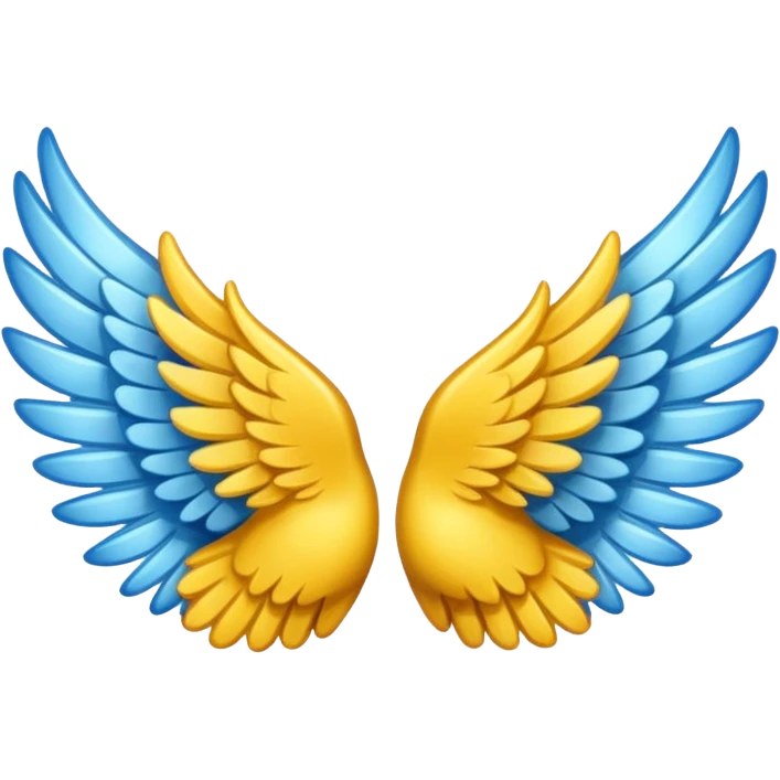Wings right and left emoji