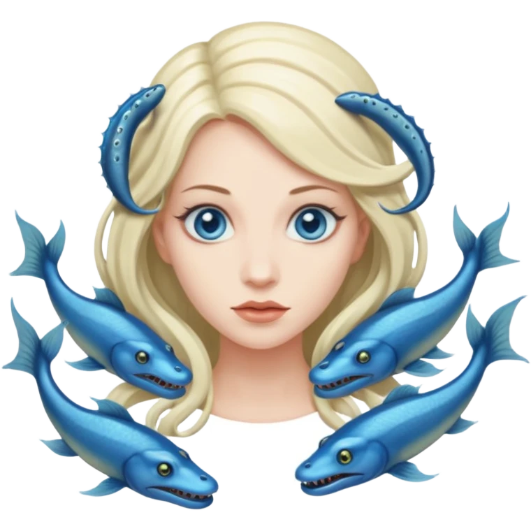 scylla a woman with six eel heads emoji
