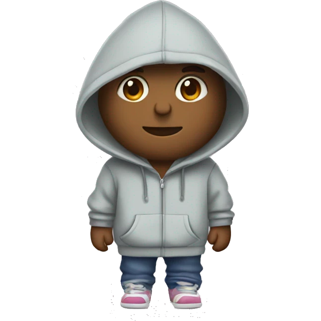 stylish oversize hoodie emoji