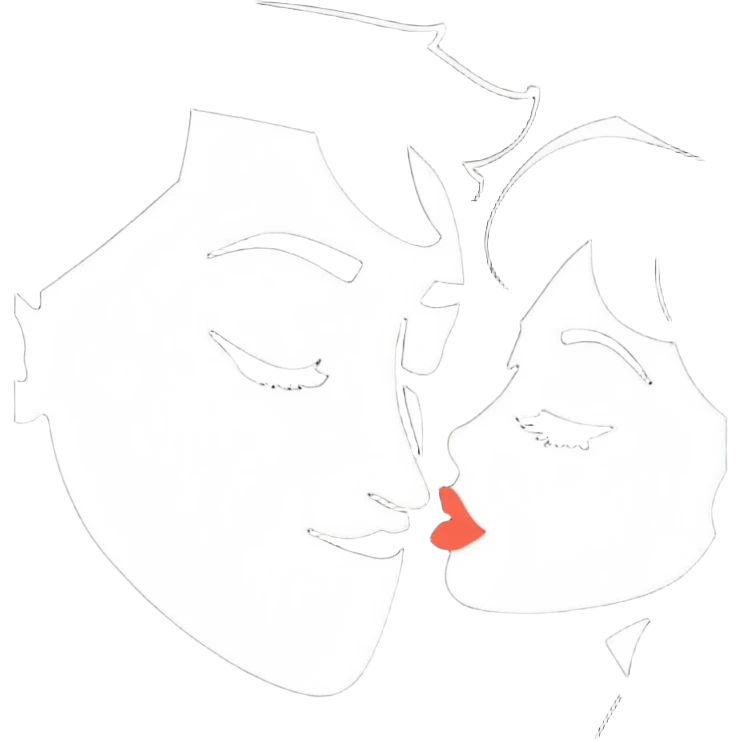 Russian and Mexican couple kissing emoji
