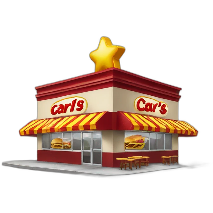 carls jr restaurant emoji