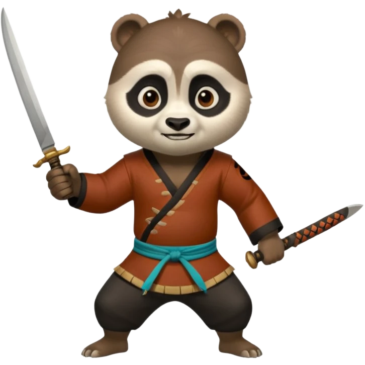 Kai from kung fu panda knife emoji emoji