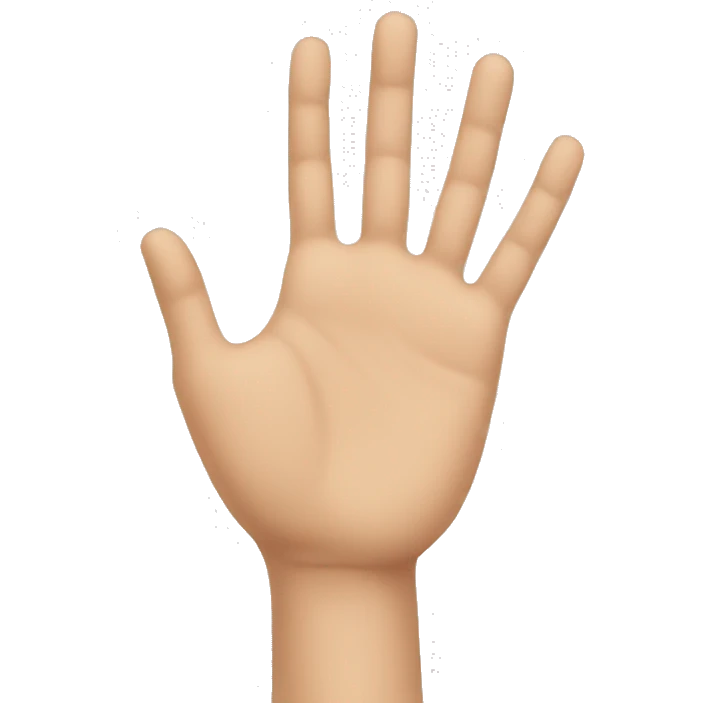 hand on top emoji