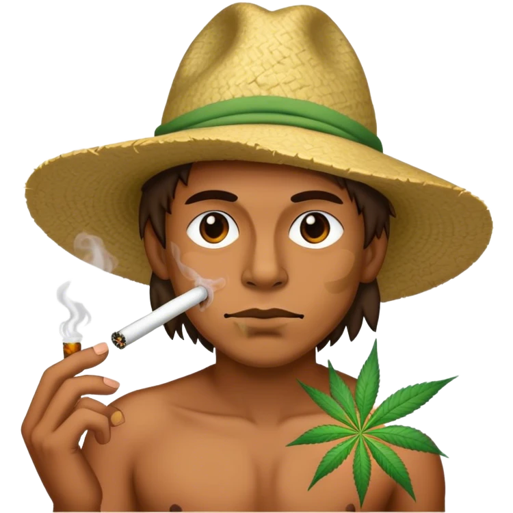 a kapipara thats smoking weed emoji